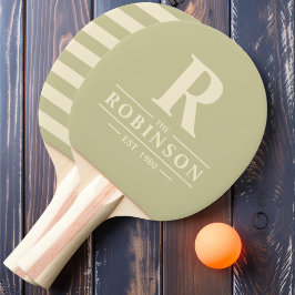 Efternamn & Initial Polo Dammig Salvia Pingisracket
