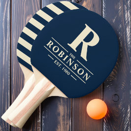Efternamn & Initial Polo Deep Sea Blue Pingisracket