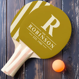 Efternamn & Initial Poloskjorta Desert Sage Pingisracket
