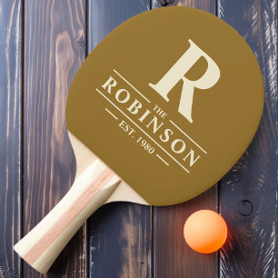 Efternamn & Initial Varm Öken Pingisracket