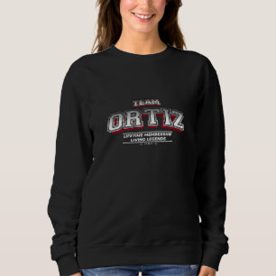 Efternamn på efternamn för gruppnamn för ORTIZ- T Shirt
