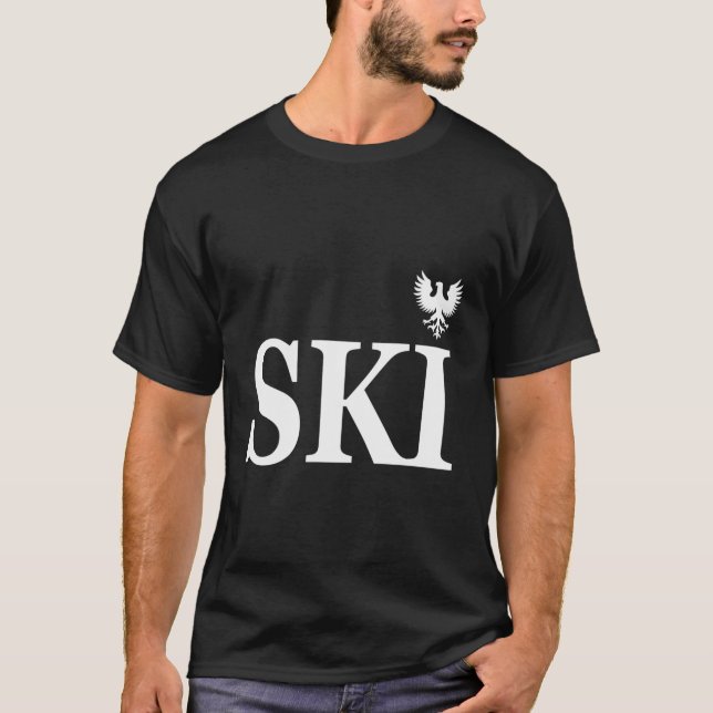 Efternamn på polskt kulturarv, ski t shirt (Framsida)
