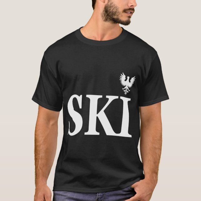 Efternamn på polskt kulturarv, ski t shirt (Framsida)