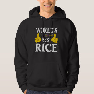 Efternamn på ris Team Family Efternamn World's B Hoodie