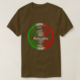 Efternamn personlig mexico-skjortor med namn t shirt
