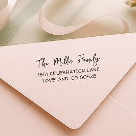 Efternamn Självfärgande Stämpel