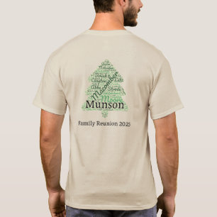 Efternamn Träd 2025 T-Shirt