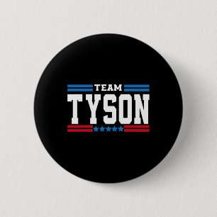 Efternamn Tyson för Team Tyson-medlemmens livstids Knapp