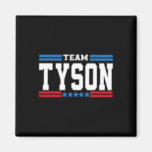 Efternamn Tyson för Team Tyson-medlemmens livstids Magnet