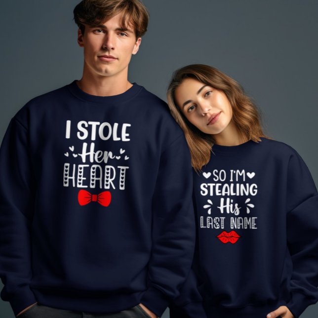 Efternamn Valentines day par Matching Funny T Shirt (Skapare uppladdad)