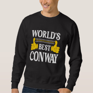 Efternamnsfamiljen Conway Efternamn World's Best Lång Ärmad Tröja