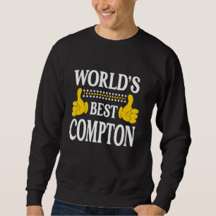Efternamnsfamiljen i Compton Efternamn World's Bes Lång Ärmad Tröja