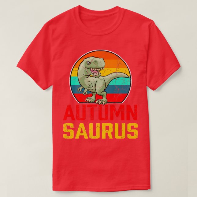 Efternamnsgruppen för familjeåterförening för höst t shirt (Design framsida)
