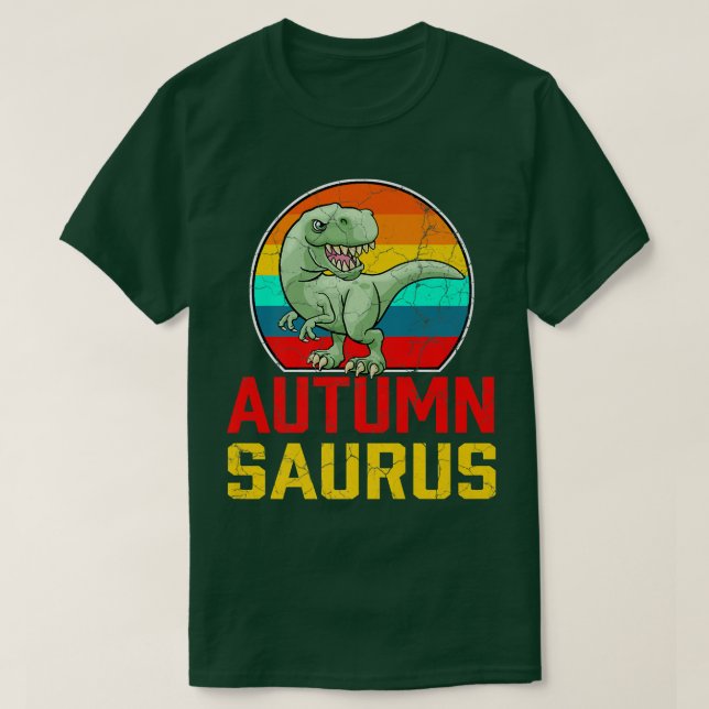 Efternamnsgruppen för familjeåterförening för höst t shirt (Design framsida)