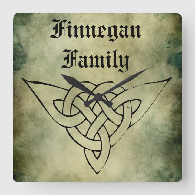 Efternamnsklocka för den elaka symbolen fyrkantig klocka (Framsida)