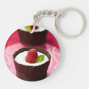 Efterrätt för vitchokladmousse