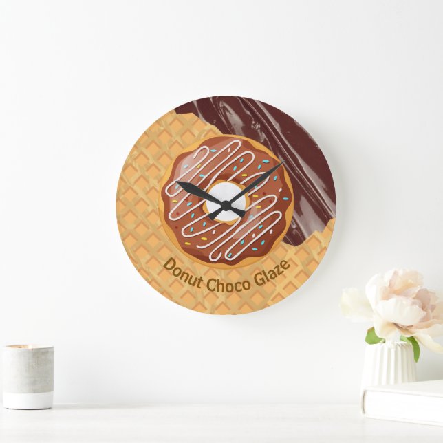 Efterrätt, Munk Choco Glasyr, Choklad Smält Stor Klocka (Hem)