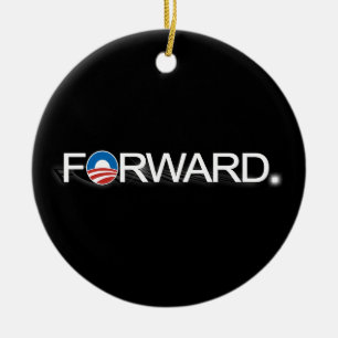 Eftersänd för Obama 2012 Julgransprydnad Keramik