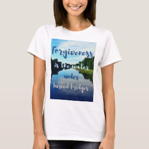 Eftersläpande brända broar, offertfloder t shirt