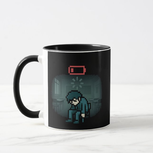 Eftersläpande IRL – Spelarmood Mugg (Vänster)