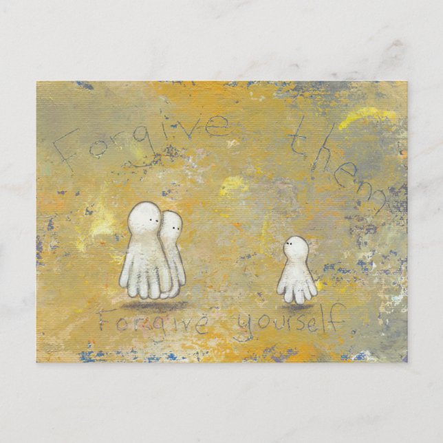Eftersläpande läkning spöken den senaste konsten vykort (Framsida)