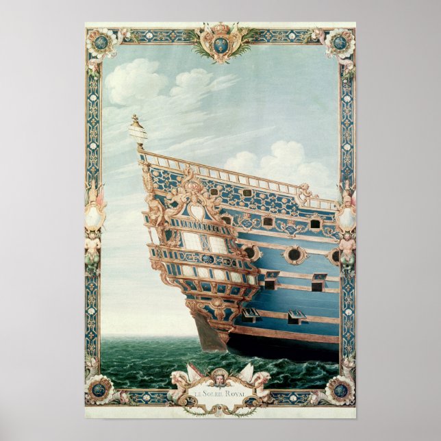 Efterslott för "Le Soleil Royal" Poster (Framsidan)