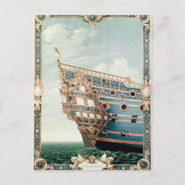 Efterslott för "Le Soleil Royal" Vykort (Framsida)