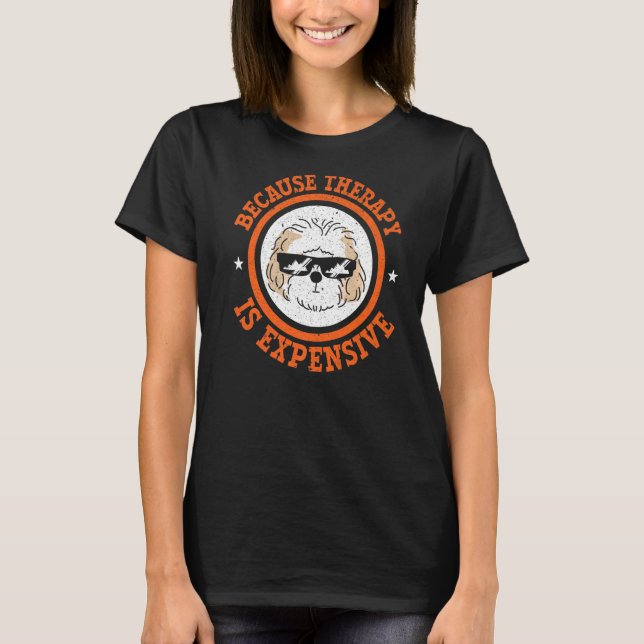 Eftersom behandling är dyrbar Hund Cavapoo T Shirt (Framsida)
