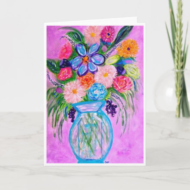 Eftersom blomman gör mig Lycklig (  Inbjudan (Framsida)
