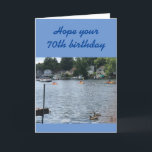EFTERSOM DET ÄR EN DAG I SJÖ **70th**BIRTHDAG Kort<br><div class="desc">OM DET ÄR DAGS ATT SÄGA LYCKLIG 70 BIRTHDAG** TILL EN VÄNNE ELLER FAMILJEMEDLEM OCH DE KAN KÄRLEK SJÖ ELLER LEVA I SJÖ ... DET HÄR KORTET ÄR BARA FÖR HONOM ELLER HENNE. OCH OM DU VILL ÄNDRA MYCKET FÖR SÄKER:) TACK FÖR ATT STOPPA MED EN AV MINA 8 LAGRAR!!!!!...</div>