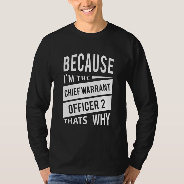 Eftersom jag är chefsgaranten 2 Cw2-hot T Shirt (Framsida)