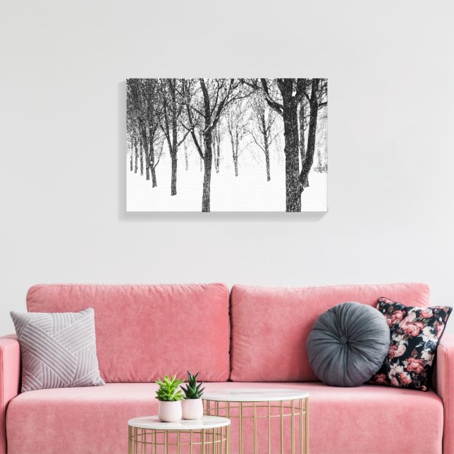 eftersom jag håller med träd canvastryck (Insitu (Vardagsrum))