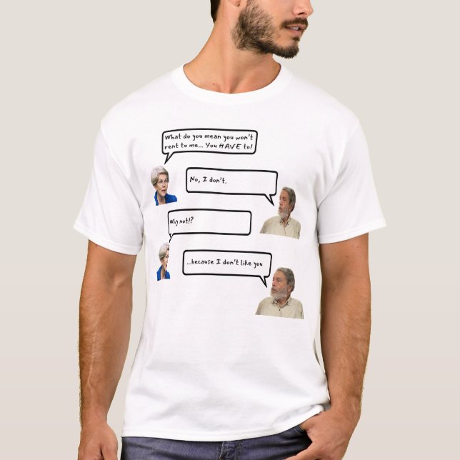 Eftersom jag inte gillar dig t shirt (Framsida)