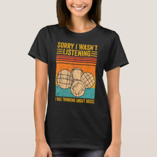 Eftersom jag inte lyssnade på Boll tänkte jag på T Shirt