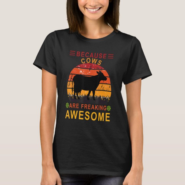 Eftersom kor är fantastiskt awesome t shirt (Framsida)