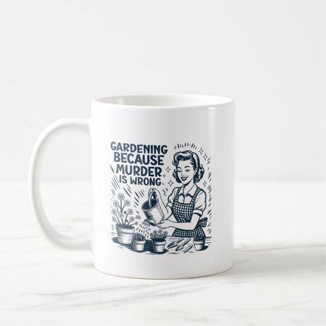  EFTERSOM MORDET ÄR FEL KAFFEMUGG (Vänster)