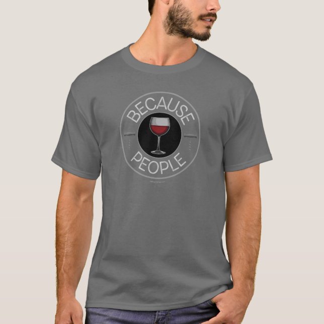 Eftersom People (vin) T-Shirt (Framsida)