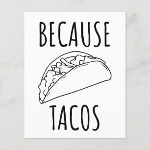 Eftersom Tacos Flygblad