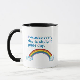 Eftersom varje dag är Straight Pride-dagen Mugg