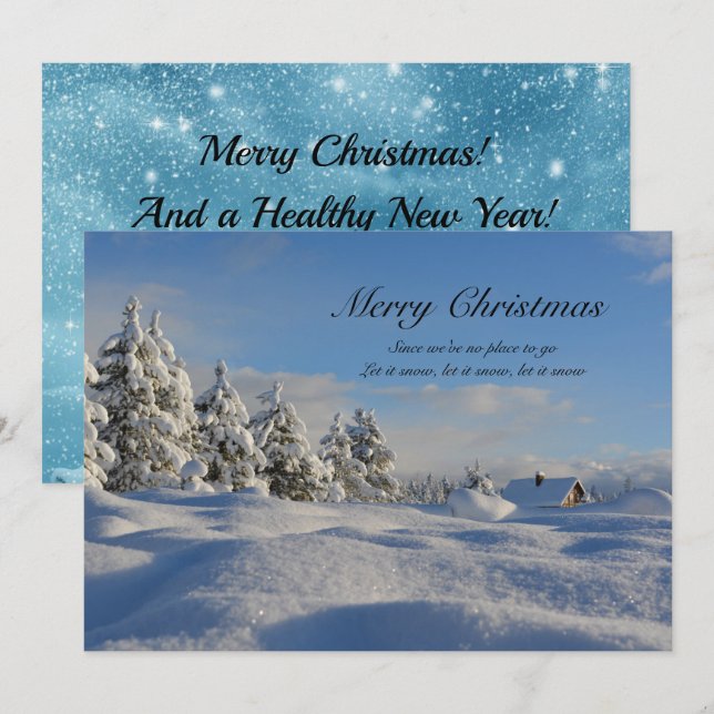 Eftersom vi inte har Ställe att gå och Låt det snö (Fram/baksida)