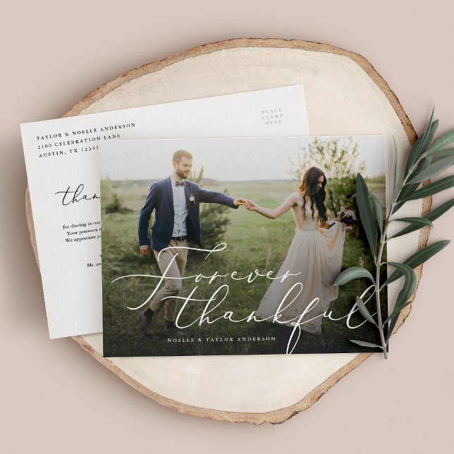 Eftertänksamt vykort för Tack (Skapare uppladdad)