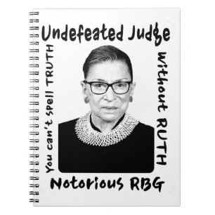 Eftertraktade RBG Obesegrade Domare Anteckningsbok