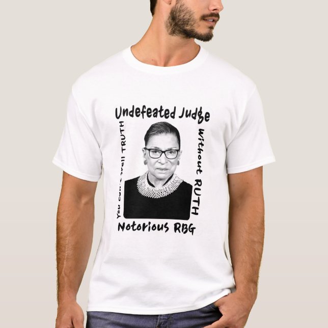 Eftertraktade RBG Obesegrade Domare T Shirt (Framsida)