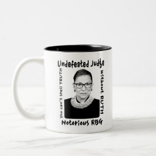 Eftertraktade RBG Obesegrade Domare Två-Tonad Mugg
