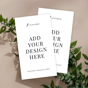 Eftervård - Affärskort utskrift 3,5 x 2 tum Visitkort