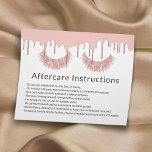 Eftervård av eftervård för att köra konstnären Ro  Flygblad<br><div class="desc">Askmakeup Artist Ro Guld Dripping Aftercare Instructions.</div>