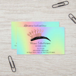 Eftervård Eyebrow Krona Ro Holograp Visitkort