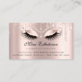 Eftervård EyelashRose Strings Lux Visitkort