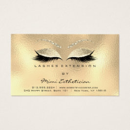 Eftervård Lash Champaigne Guld Visitkort
