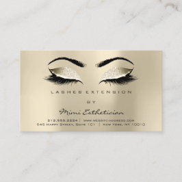 Eftervårdsanvisningar Lash Champaigne Ivory Visitkort